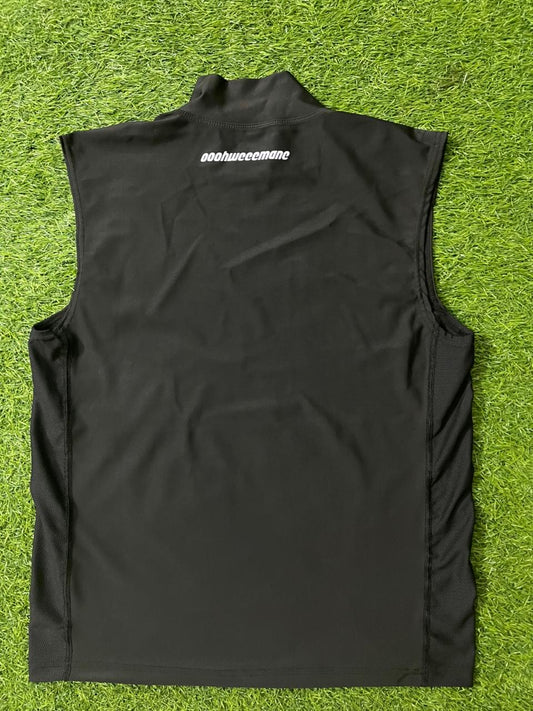 Black Sleeveless Turtleneck Compression